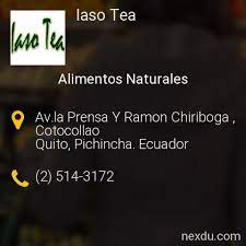 Iaso Tea En Quito Telefonos Y Direccion