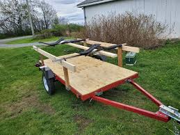 Now, for example, several haul master transfer wagons can be connected to each other. Harbor Freight Haul Master 4x8 Heavy Duty Trailer Review And Kayak Carrier Mods Random Bits Bytes Blog