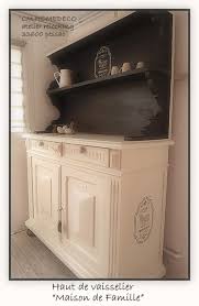 Dans un tuto précédent, je vous présente de manière. Haut De Buffet Vaisselier Relooke 1930 Maison De Famille Deco Retro Campagne Chic Patine Noire Ivoire Relooking Meuble Ancien Relooking Meuble Vaisselier