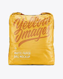 Everywhere i say lightning it should be thunderbolt it's not as easy as it should be. 5 Kg Matte Paper Bag Mockup Front View In Bag Sack Mockups On Yellow Images Object Mockups Bag Mockup Mockup Free Psd Mockup Psd