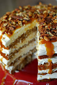 Caramel Apple Mousse Cake Thegunnysack Desserts Yummy Cakes Apple Recipes