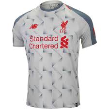 All logos on the front of the shirt are also white, including the traditional liverbird logo. Kids 2018 19 New Balance Liverpool 3rd Jersey Soccer Master