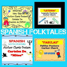 Spanish Folktales Posters Organizers Tpt Bilingual Bilerate Learning Link Is In Prof Spanish Teacher Resources Primary Teachers Resources Learning Spanish