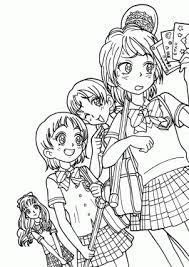 Glitter force coloring page 067 1270 715. Pretty Cure Manga Coloring Pages Archives Coloring 4kids Com