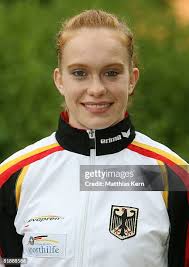 Jenny Brunner poses during the team Germany gymnastics photocall at... News  Photo