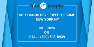 sr .cognos developer resume new york ny