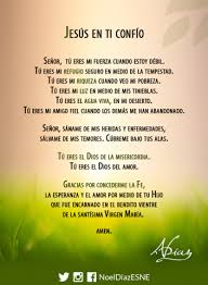 Jesus En Ti Confio Oraciones Oraciones Poderosas Frases Religiosas