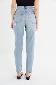 Bdg High Waisted Mom Jean Destroyed Light Wash Mom Jeans High Waisted Mom Jeans Destroyed Jeans