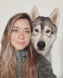 When your dog has more social skills then human does 😂