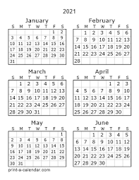 This calendar is very useful when you are looking for a specific date (holiday or vacation for example). Download 2021 Printable Calendars