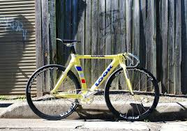 Look Track Bike Yellow Track Bike Bike Bike Art