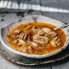 Velma Marie S Oyster Soup The Local Palate Recipe In 2021 Oyster Soup Fish Dinner Soup And Salad