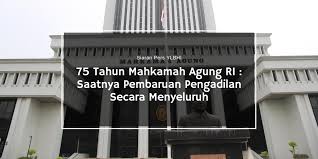 We did not find results for: 75 Tahun Mahkamah Agung Ri Saatnya Pembaruan Pengadilan Secara Menyeluruh Ylbhi