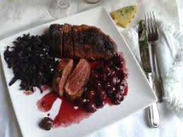 Magrets De Canard Aux Griottes Compotee De Chou Rouge A La Biere A La Cerise Magret De Canard Chou Rouge Cuisiner Le Chou Rouge
