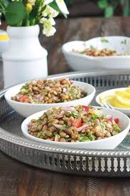 Salade De Lentilles Marocaine Recette Salade De Lentilles Marocaine Salade De Lentilles Et Lentilles A La Marocaine