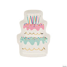 London's best birthday cakes are just a few clicks away! Birthday Cake Shaped Paper Dessert Plates 8 Ct Oriental Trading