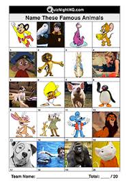 Famous animal trivia which will make a good quiz. Famous Animals 001 Quiznighthq