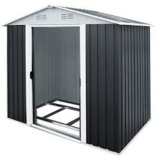 Deuba Abri De Jardin Metal Galvanise 8 38 M 14 65 M Avec Portes Coulissantes Et Base Peripherique Abri Metal App Abri De Jardin Toit En Metal Cabane Jardin