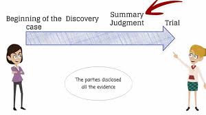 What Is Summary Judgment Youtube