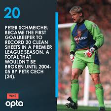 Peter boleslaw schmeichel was born on the 18th november 1963 in gladsaxe, denmark, and had a passion for. Optajoe Pa Twitter 20 Peter Schmeichel Became The First Goalkeeper To Record 20 Clean Sheets In A Premier League Season A Total That Wouldn T Be Broken Until 2004 05 By Petr Cech