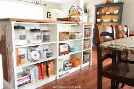 An utterly stunning transformation of an ikea kitchen cabinet into a mobile ktichen island from a piece of rainbow. Brilliant Ikea Billy Bookcase Hacks The Cottage Market