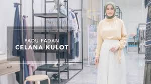 Baju atasan muslim terbaru 2018 yang sedang menjadi trend adalah tunik. Review Atasan Untuk Celana Kulot By Bahjatina Youtube