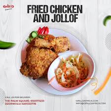 It means to cook until tender but still slightly firm. Grill D Ghana Fried Chicken And Jollof Lovewhatyoueat Facebook