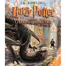 Harry Potter And The Goblet Of Fire The Illustrated Edition By J K Rowling Hardcover Harry Potter Illustrations Goblet Of Fire Harry Potter Books