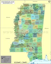 Mississippi currently utilizes 4 area codes. List Of Universities In Mississippi Map Of Mississippi Colleges And Universities