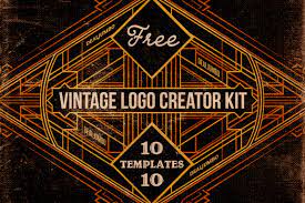 Download Free Vintage Logo Creator Kit Dealjumbo Com Discounted Design Bundles With Extended License