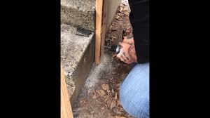 Always design concrete stairs before building them, especially to meet safety guidelines, which suggest minimum and maximum landing depth, riser height and tread depth. Handrail Concrete Steps Hud Standard Youtube