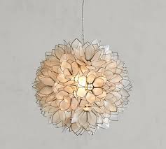 capiz pendant pottery barn