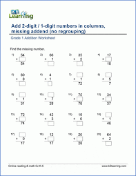 Children will pick up a whole range of skills. Free Math Worksheets Printable Organized By Grade K5 Learning