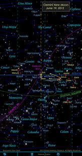 Gemini New Moon Star Chart For June 19 2012 Kemit Star