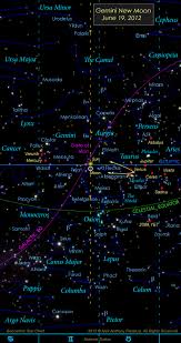 Gemini New Moon Star Chart For June 19 2012 Kemit Star