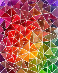 See more ideas about geometric triangles art, geometric triangle, geometric. Watercolor Triangles Triangle Art Abstract Geometric Art