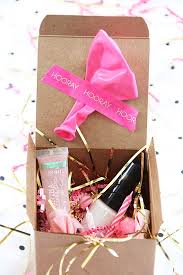 Diy Birthday Gift Box For Her Happy Birthday In A Box A Bubbly Life Gifts Birthday Gifts Birthday Box