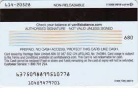 You cannot transfer remaining balance from one card to another. Gift Card Vanilla Gift Visa Australia Vanilla Col Au Visavan 001 025 0823