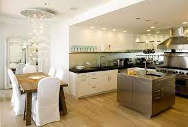 In combination with the successful design, the unity of the kitchen and living room would substantially transform the interior, fill the apartment with comfort, contribute to its functionality. Likeable Kitchen And Dining Room Combinations
