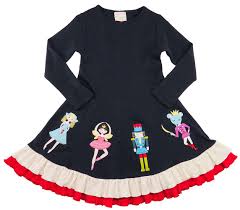 Lemon Loves Lime Girls Captain Nutcracker Ballet Christmas Dress