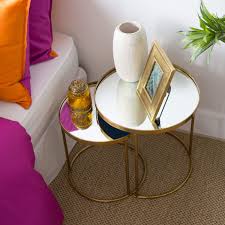Image 6 Of The Product Round Gold Nest Of Tables Set Of 2 Zara Home Coffee Table Occasional Furniture Zara Home