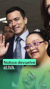 Devolución de IVA: Daniel Noboa y los sectores vulnerables