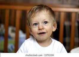 Bright Closeup Portrait Adorable Baby Stock Photo 19325932