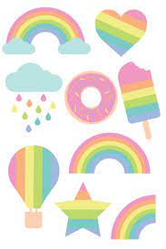 Download Pastel Rainbow Cut Files Clip Art Freebie Friday Hey Let S Make Stuff