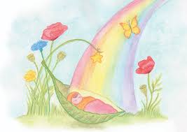 We komen hem van de week brengen liefje. Baby Regenboog Mijn Oogappeltje Rozemarijn