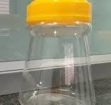 Transparent 800 ml PET Plastic Jar