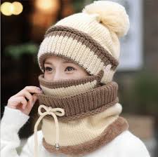 Female Outdoor Winter Knitted Wool Hat Etsy Orgu Sapka Bebek Sapka Modelleri Sapka