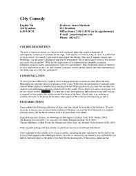 Pdf Eng 764 City Comedy James Mardock Academia Edu