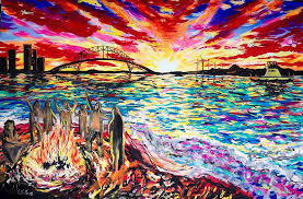 The 4th annual corpus christi food & wine festival will be held on november 23, 2019 at heritage park! Corpus Christi Bay Painting By Cameron Walls