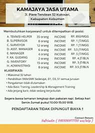 Profil kamajaya jasa utama desi arryani adalah lulusan sarjana teknik sipil dari universitas indonesia pada tahun 1987, dan magister manajemen diperoleh dari institut manajemen prasetya mulya. Profil Kamajaya Jasa Utama Desdee Lin